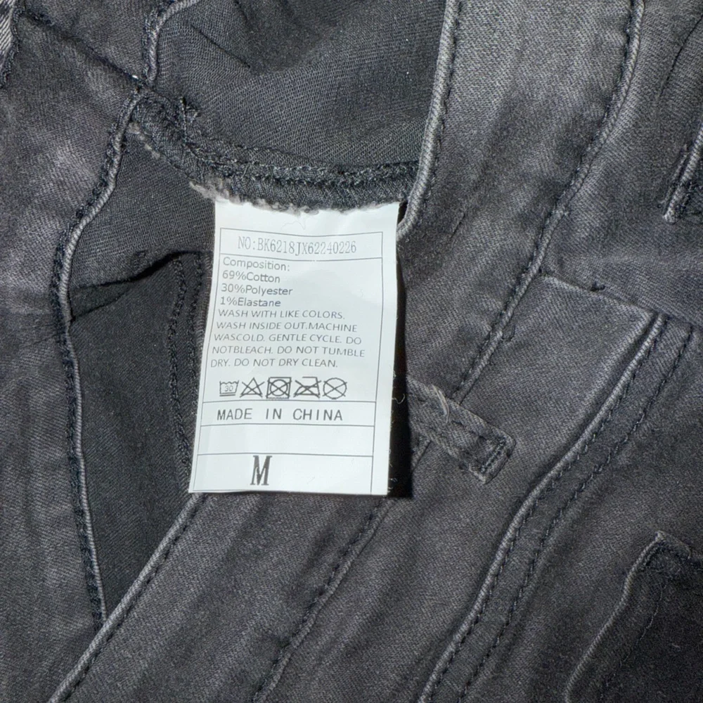 Black Denim Mini Skirt - Picture 3 of 4